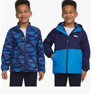 Eddie Bauer Kids Youth Boys Blue Lightweight 3 in 1 jacket size M 10/12 (1142)